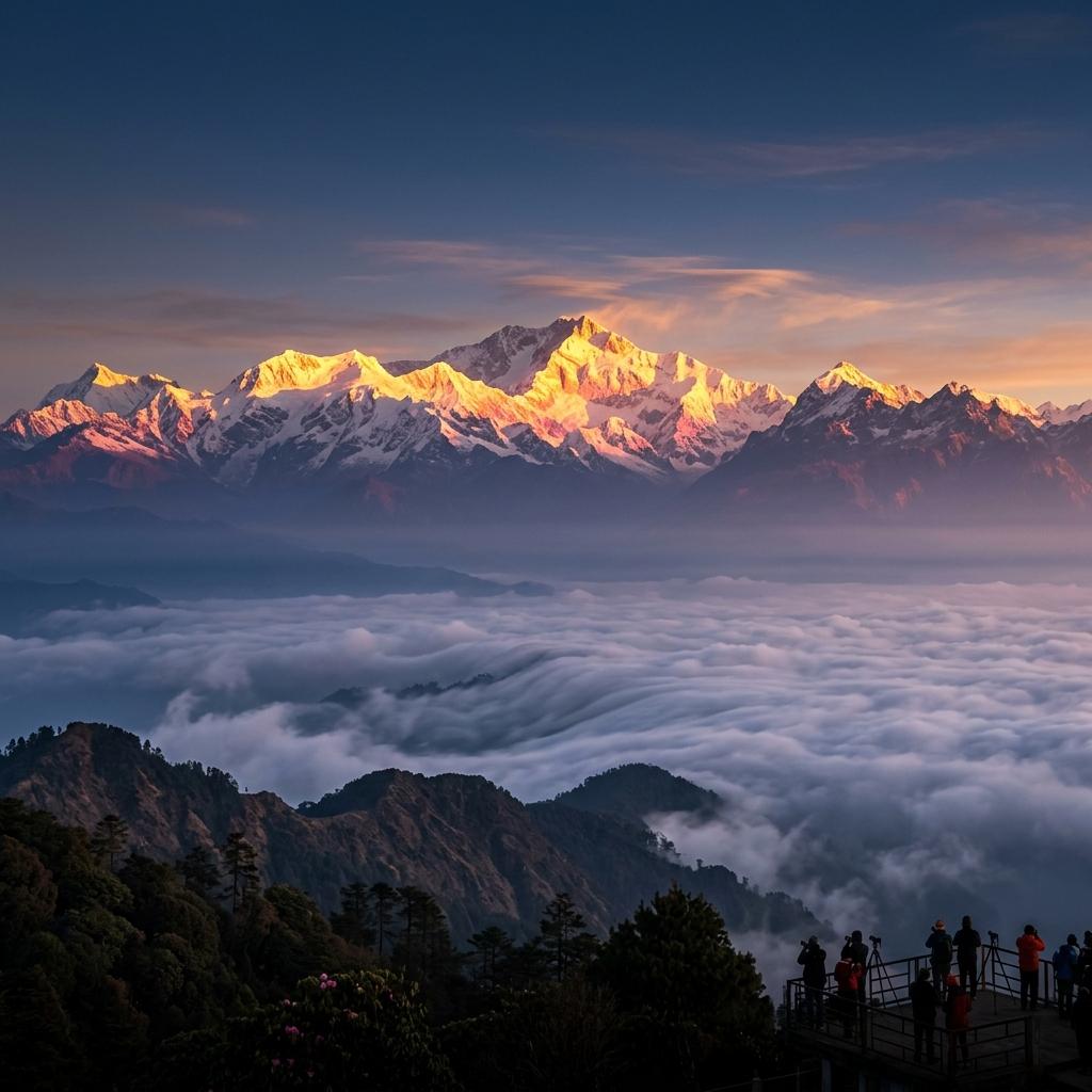 Kanchenjunga First Light (Darjeeling)